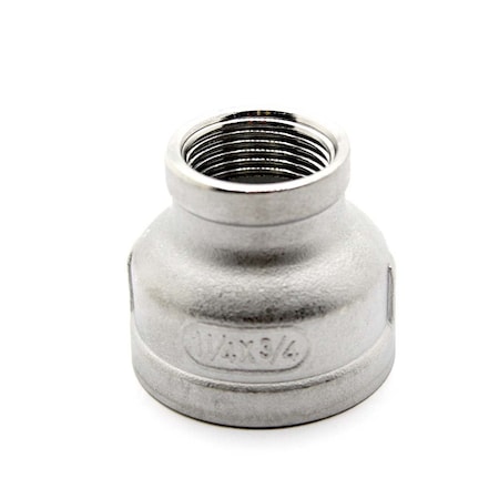 Thrifco Plumbing 1/1/4 X 3/4 Red Coupling Stainless Steel, Bulk 8918041